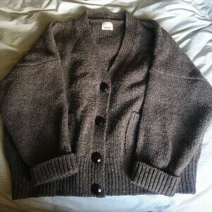 Babaa Brown Cardigan Sweater